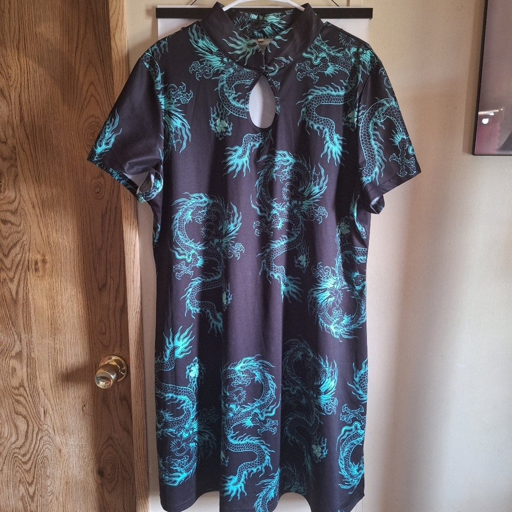 Dragon Print Dress